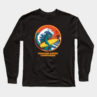 kanagawa surfing champion Long Sleeve T-Shirt